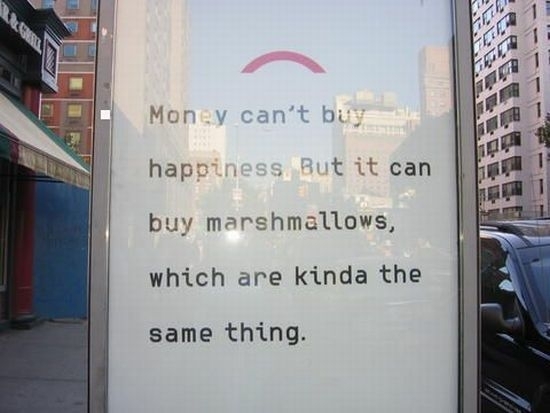 funny happiness quotes. money can buy happiness.